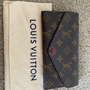 Louis Vuitton Josephine Wallet Fuchsia.